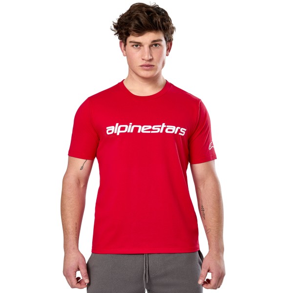 Alpinestars Alpinestars linear wordmark 2.0 csf tee red white